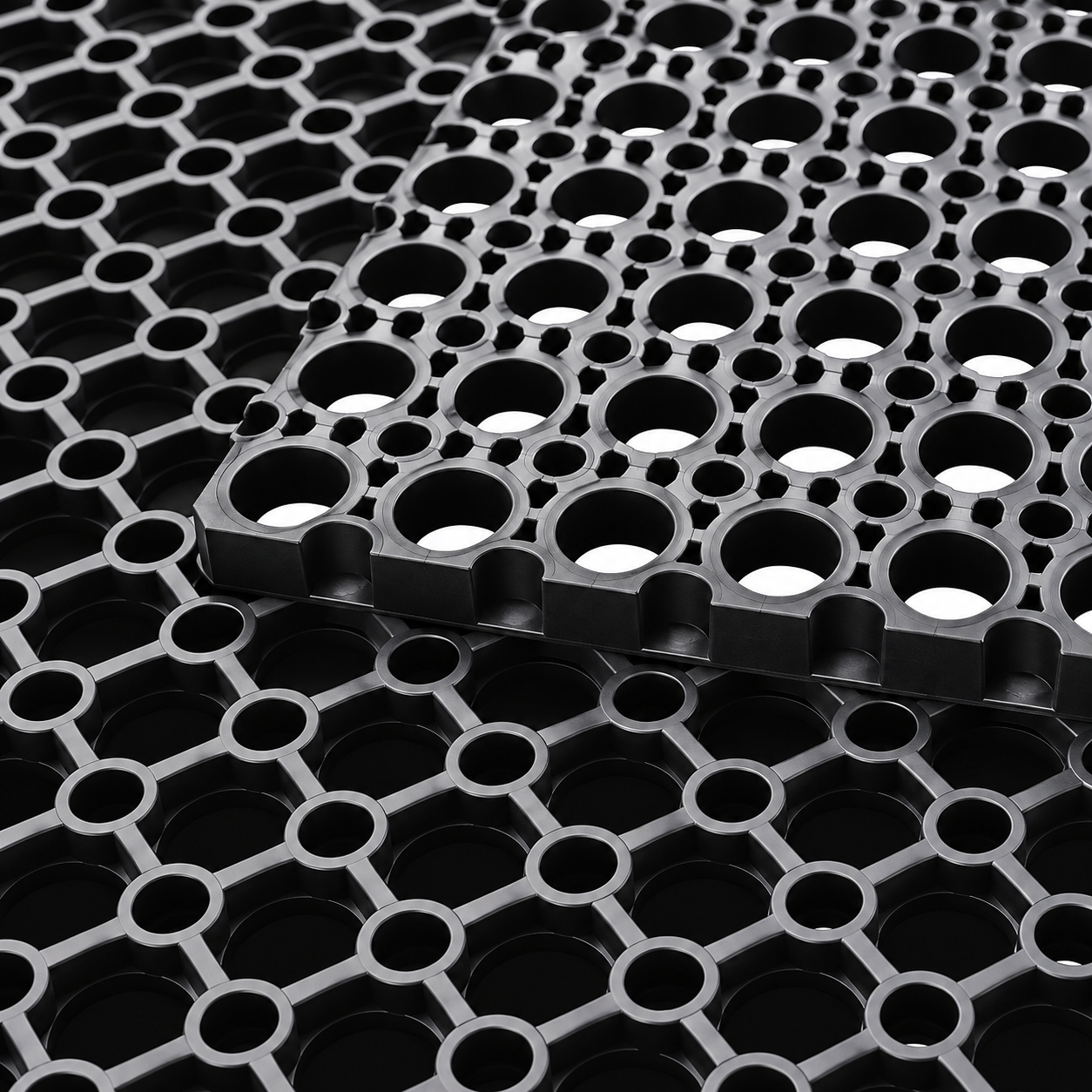 Caillebotis caoutchouc PEEP Rubber